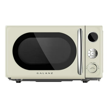 Galanz 0.7 Cu ft Retro Countertop Microwave Oven, 700 Watts, Blue, New