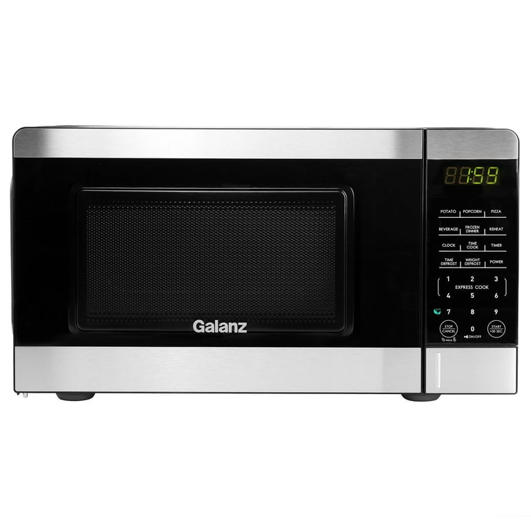 Galanz オーブンレンジ シルバー Galanz 0.7 cu ft Countertop Microwave Ovens in Silver - Walmart.com