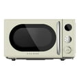thumbnail image 1 of Galanz 0.7 cu. ft. Retro Countertop Microwave Oven, 700 Watts, Cream, New, 1 of 9