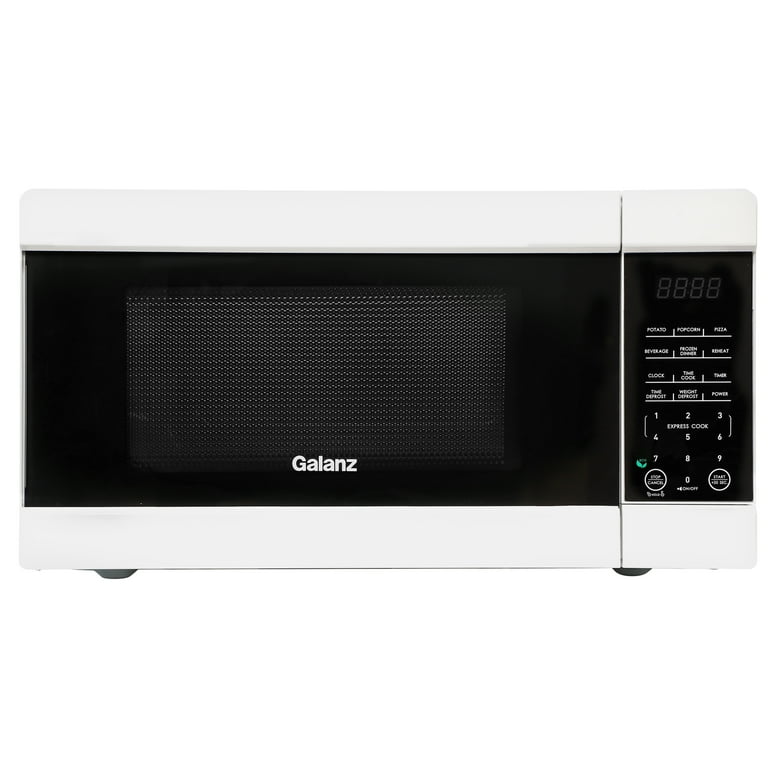 Galanz 1.1 cu ft 1000W Countertop Microwave Oven in White