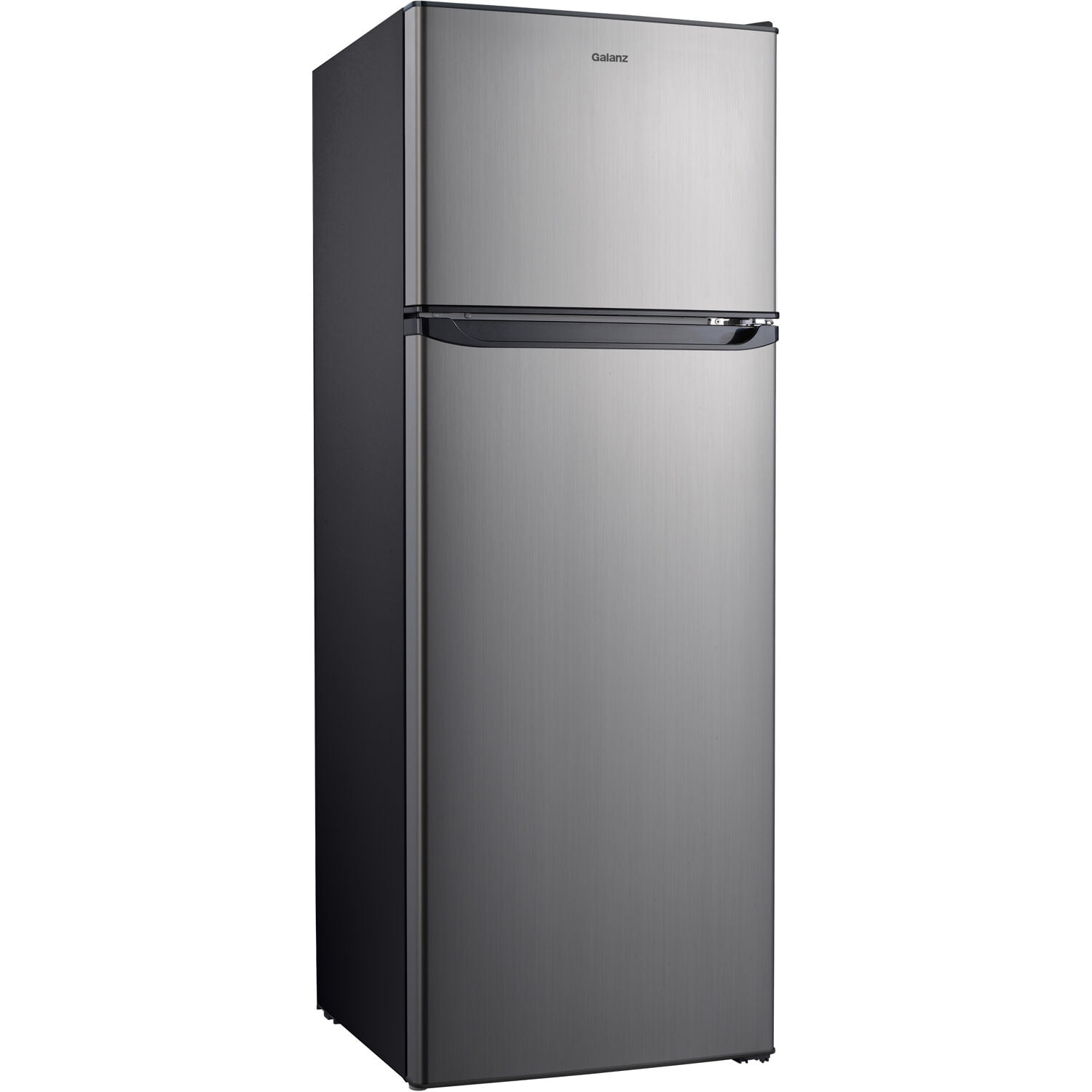 Galanz 12 cu. ft. Top Freezer Retro Refrigerator with Dual Door True  Freezer, Frost Free in Black GLR12TBKEFR - The Home Depot