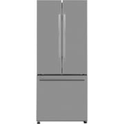 Galanz 16 Cu. ft. 3-Door French Door Refrigerator with Ice Maker, Stainless Steel, 28.35W Condition, New