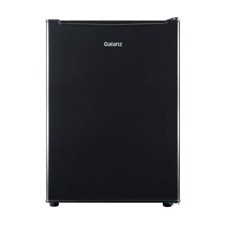 Galanz 2.5 Cu ft One Door Fridge, Black Estar, New