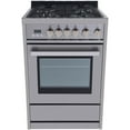 thumbnail image 1 of Galanz 24-In. Gas Slide-In Range in Stainless Steel, 1 of 10