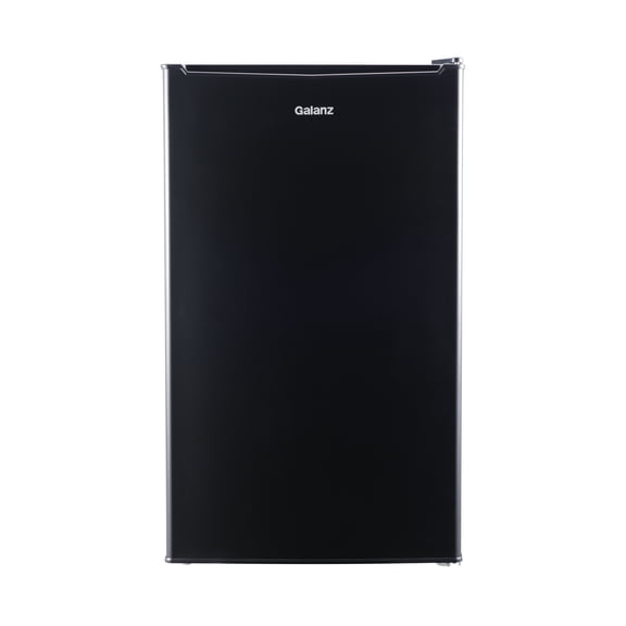 Galanz 3.3 Cu Ft Compact Refrigerator, Black One Door Mini Fridge, Energy Star for Apartment, Dorm, Office, Bedroom