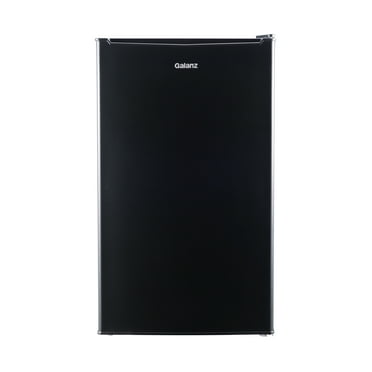 Galanz 3.3 Cu ft One Door Mini Fridge, Black Estar, New