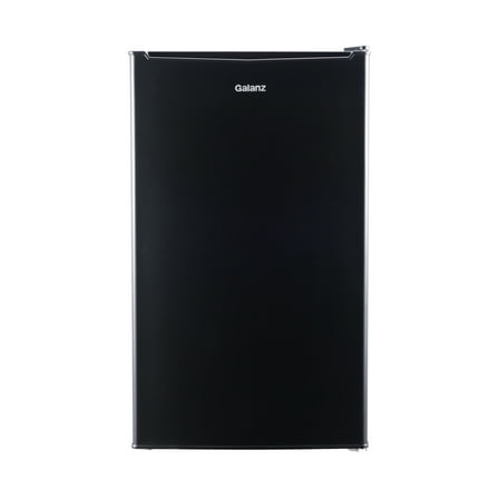 Galanz 3.3 Cu ft One Door Mini Fridge, Black Estar, New