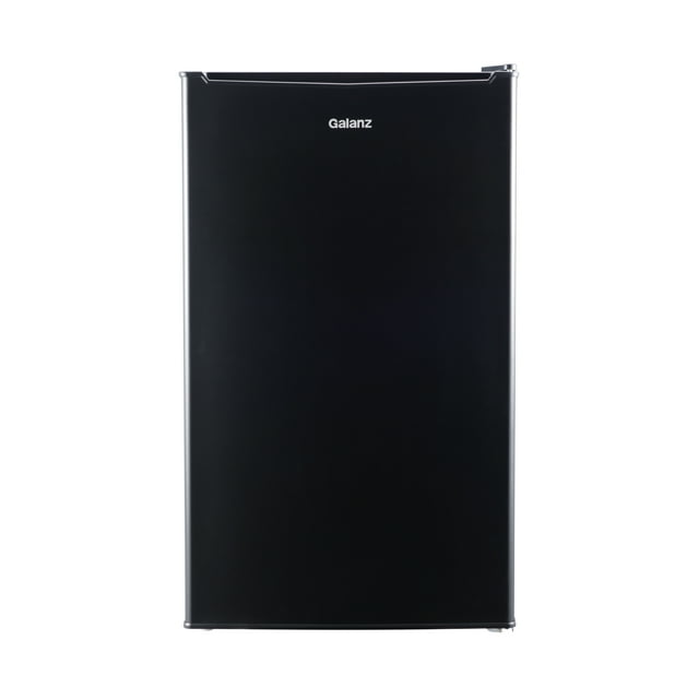 Galanz 3.3 Cu ft One Door Mini Fridge, Black Estar, New
