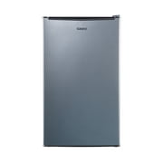 Galanz 3.3 Cu Ft Compact Refrigerator, Stainless Steel Look One Door Mini Fridge, Energy Star for Apartment, Dorm, Office, Bedroom