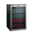 thumbnail interactive-video image 1 of Galanz 4.5 Cu ft 152 Can Beverage Center Mini Fridge, Stainless Steel, New, 1 of 10