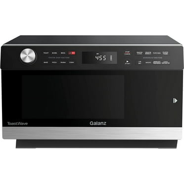 Galanz  4-in-1 ToastWave with TotalFry 360, Convection, Microwave, Toaster Oven, Air Fryer, 1000W,1.2 Cu.Ft, LCD Display, Cook, Sensor Reheat, Stainless Steel