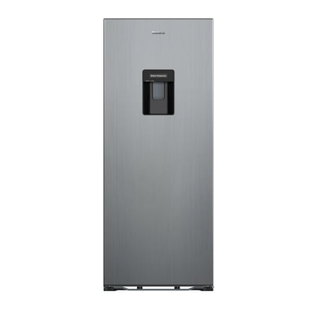 Galanz 6.5 Cu Ft Compact Refrigerator with Water Dispenser – Single Door Mini Fridge, Stainless Steel Look, ENERGY STAR
