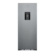 Galanz 6.5 Cu Ft Compact Refrigerator with Water Dispenser   Single Door Mini Fridge, Stainless Steel Look, ENERGY STAR