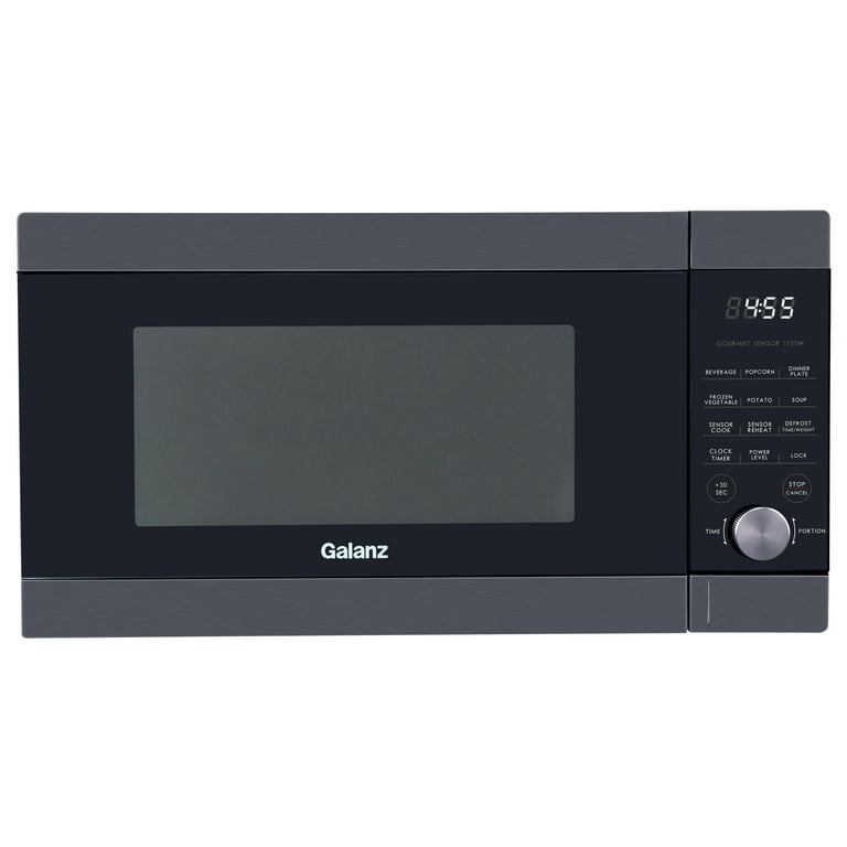 Galanz Express Wave 1.4 Cu ft Sensor Cooking Microwave Oven, Black