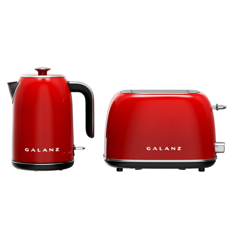 Galanz Vintage 2 Slice Toaster and Electric Kettle Set Walmart