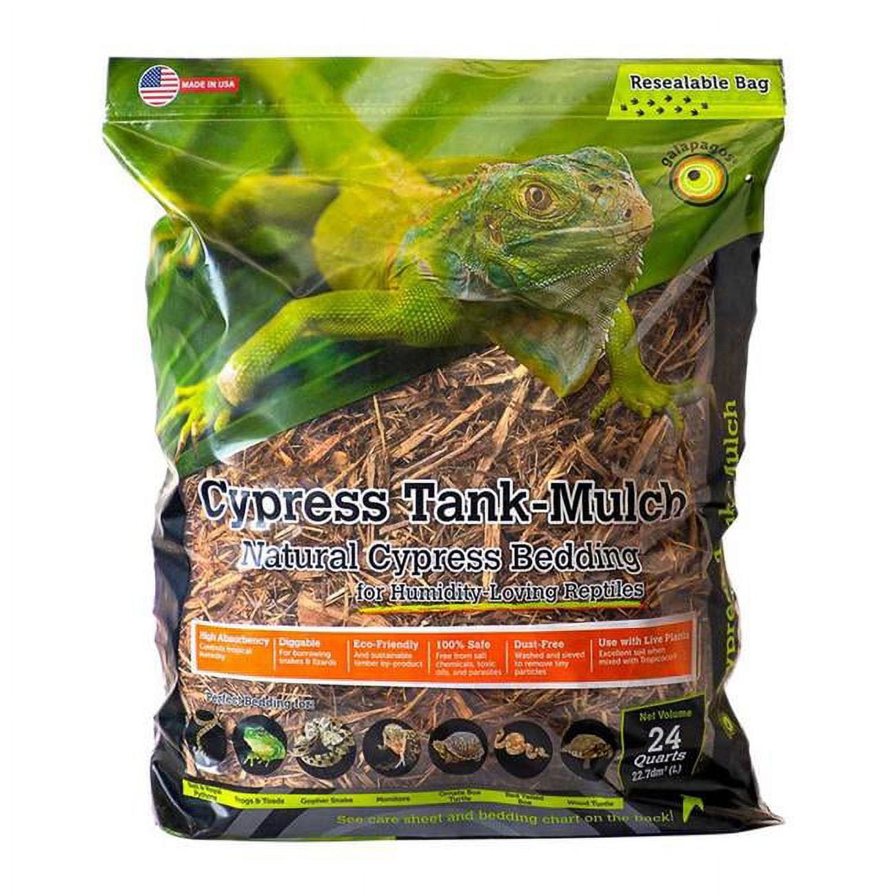 Galapagos Cypress Tank Mulch Natural Cypress Bedding Substrate