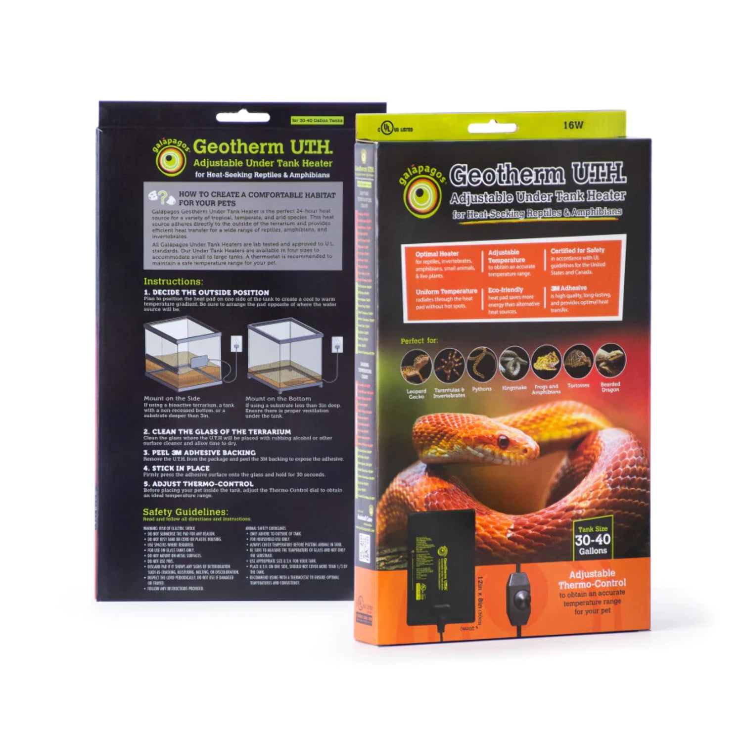 Galapagos Geotherm Under Tank Heater