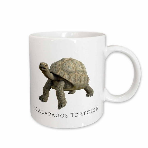 3drose, Galapagos Islands Tortoise, 15oz Mug
