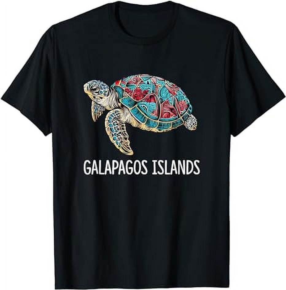 Galapagos Islands - Tribal Sea Turtle - T-Shirt - Walmart.com