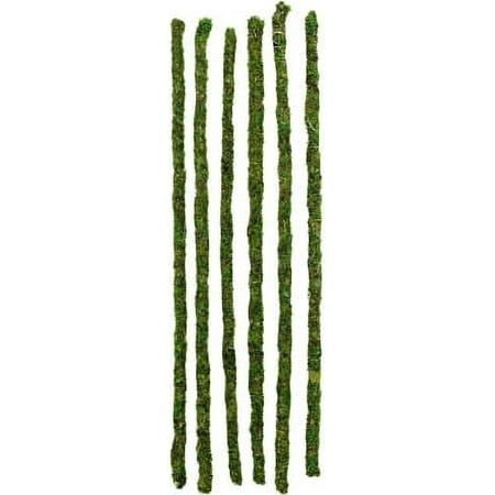 Galapagos Mossy Sticks, 32in 6 Pcs Terrarium Habitat Décor Reptile