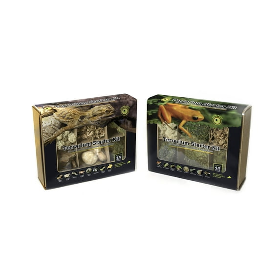 Galapagos Terrarium Starter Kit, Arid Environment, 4.5qt Box