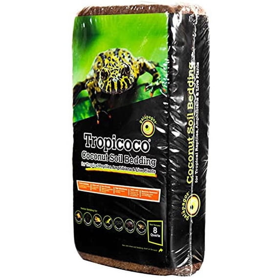 Tropicoco Rizz Galapagos Tropicoco Reptile Substrate Compressed Brick - Ideal for ...