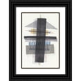 thumbnail image 1 of Galapon, Nikki 11x14 Black Ornate Wood Framed with Double Matting Museum Art Print Titled - Compass Point I, 1 of 4