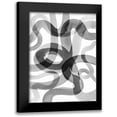 thumbnail image 1 of Galapon, Nikki 12x14 Black Modern Framed Museum Art Print Titled - Meander III, 1 of 5