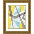 thumbnail image 1 of Galapon, Nikki 12x14 Gold Ornate Wood Framed with Double Matting Museum Art Print Titled - Converging Angles I, 1 of 4