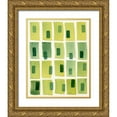 thumbnail image 1 of Galapon, Nikki 12x14 Gold Ornate Wood Framed with Double Matting Museum Art Print Titled - Olive Stack II, 1 of 4