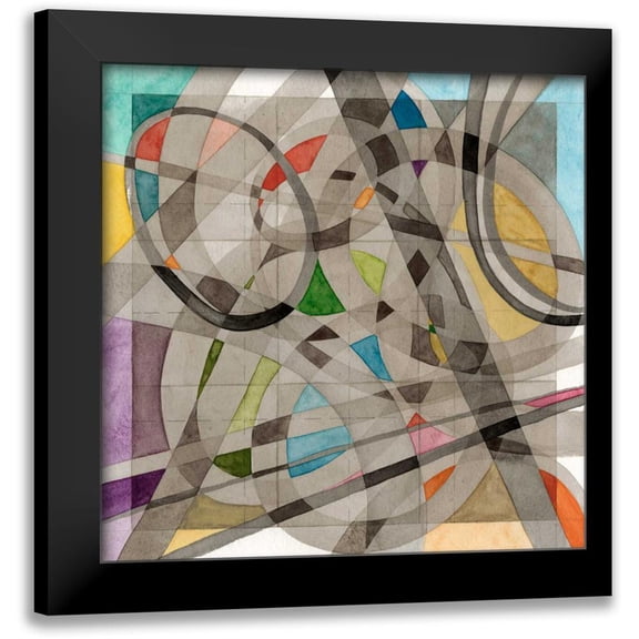 Galapon, Nikki 20x20 Black Modern Framed Museum Art Print Titled - Overpass