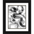 thumbnail image 1 of Galapon, Nikki 25x32 Black Ornate Wood Framed with Double Matting Museum Art Print Titled - Meander IV, 1 of 4