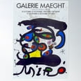 thumbnail image 1 of Galarie Maeght : Vintage 1962 Art Advertising Print Poster Wall Art, Modern Wall Decor For Living Room Bedroom, 8x12 UNFRAMED, 1 of 3