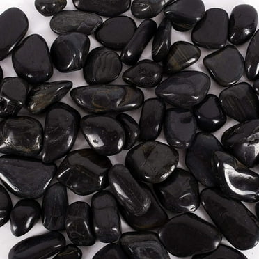 10lb Natural Black Lava Rocks for Fire Pit and Fireplace, 1-3 Inch ...