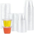 thumbnail image 1 of Galashield [50 Sets - 1 oz.] Jello Shot Cups Condiment Containers with Lids  Sauce Cups, Portion Cups, Dressing Container  Small Plastic Containers with Lids, 1 of 8