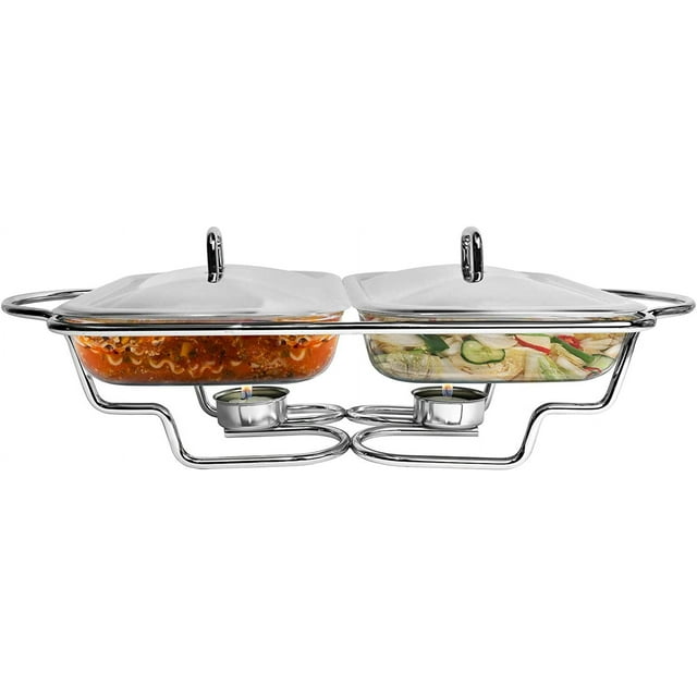 Galashield Stainless Steel Chafing Dish Buffet Set, Catering Food