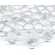 Glass Marbles Vase Filler Round Beads 1lb Clear Stones