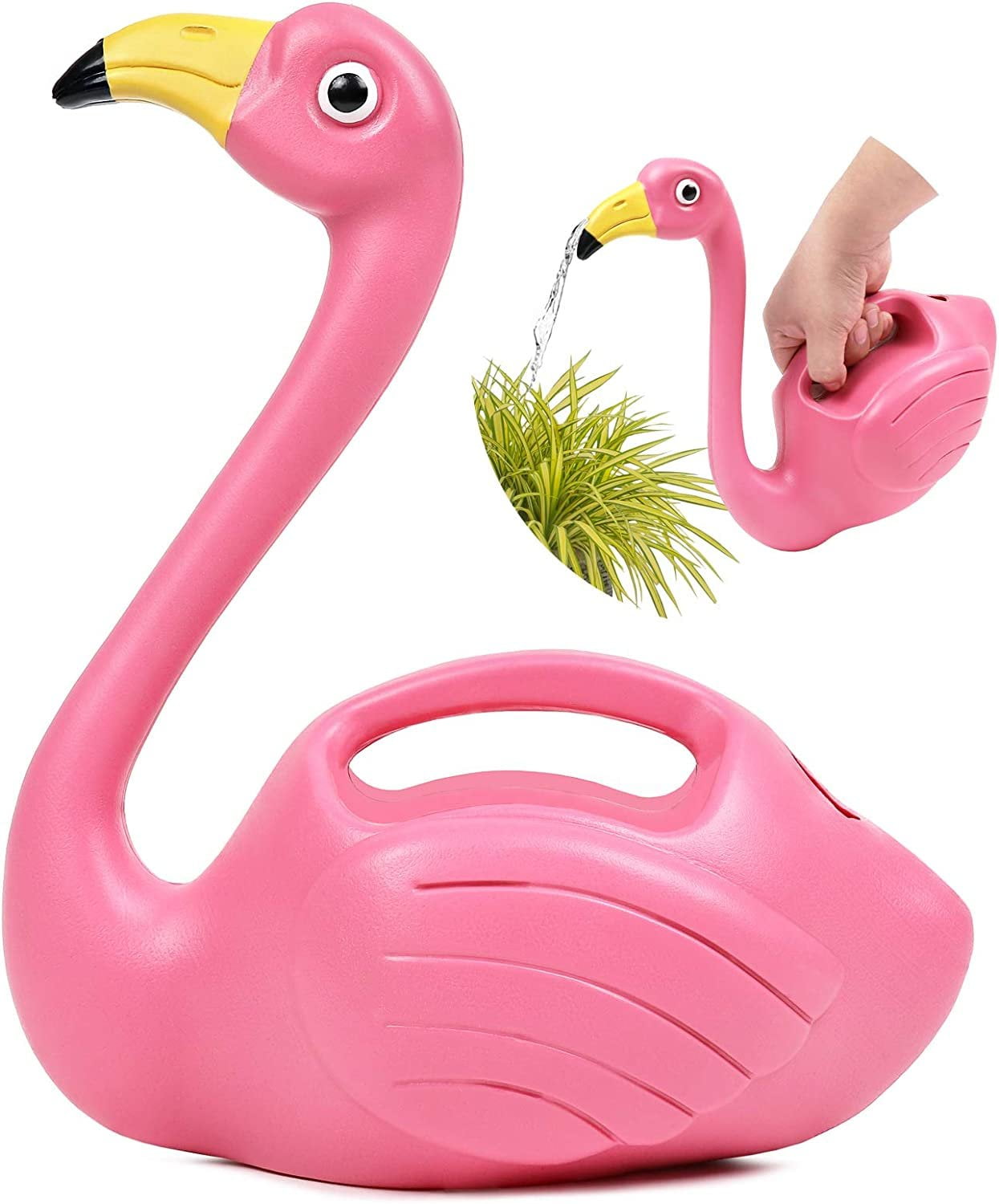 Galashield Plant Watering Can Indoor Outdoor Pink Flamingo 0.4 Gallons