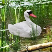 Galashield Swan Decoys for Geese Floating Swan Decoy for Pool, Pond & Lake