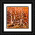 thumbnail image 1 of Galasso, Adriano 12x12 Black Ornate Wood Framed with Double Matting Museum Art Print Titled - Bosco di betulle II, 1 of 4