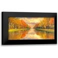 thumbnail image 1 of Galasso, Adriano 14x9 Black Modern Framed Museum Art Print Titled - Boulevard sull acqua, 1 of 5