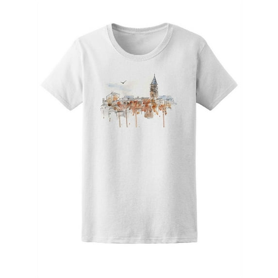 Galata Tower In Turkey T-Shirt Men -Image by Shutterstock, Male XX-Large