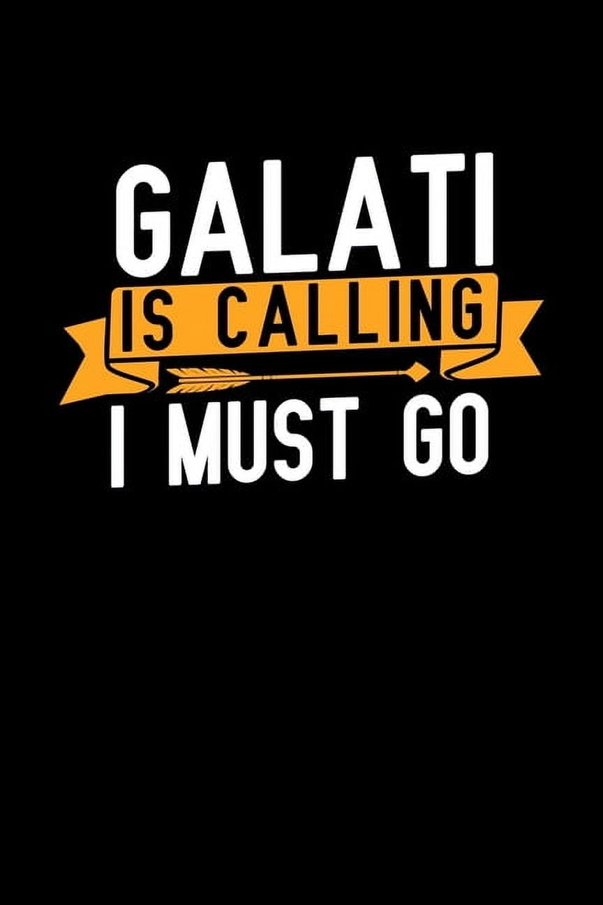 Galati is calling I Must go : Graph Paper Vacation Notebook with 120 pages 6x9 perfect as math book, sketchbook, workbook and diary (Paperback)