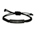 thumbnail image 1 of Galatians 3 10 Bracelet Galatians 3:10 Gift Bible Verse Jewelry Stainless Steel, 1 of 1
