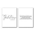thumbnail image 1 of Galatians 5:22-23, Bible Verse, 2 Piece Poster Print, Multiple Sizes, Home Wall Art Decor, 1 of 4