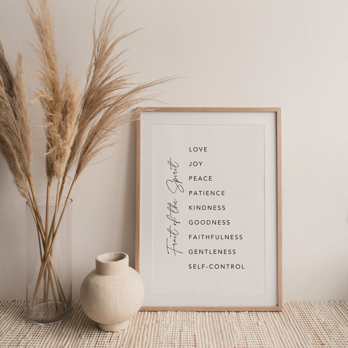 Scripture Soul Galatians 5:22-23 Poster, Fruit Of The Spirit, Bible Verse, Scripture ...