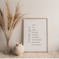 Scripture Soul Galatians 5:22-23 Poster, Fruit Of The Spirit, Bible Verse, Scripture ...