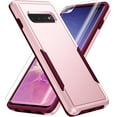 thumbnail image 1 of for Galax S10 Plus Case,Samsung Galaxy S10 Plus Case,with Screen Protector [ Grade Drop Tested] Heavy-Duty Tough Rugged Shockproof Protective Case for S10 Plus 6.4 inch, Pink, 1 of 11
