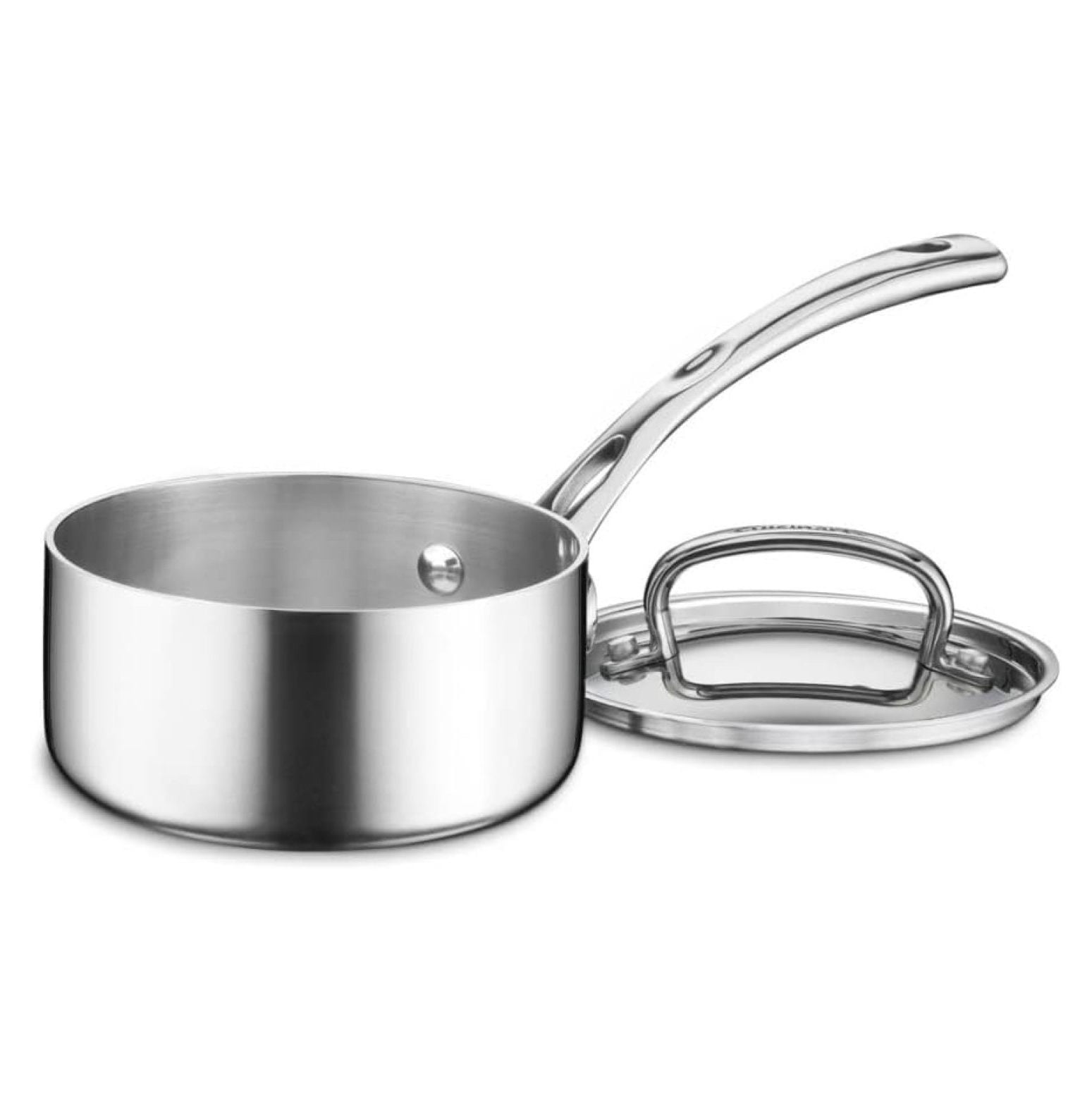 French Classic Tri-Ply Stainless Steel 1-Quart Saucepan with Cover