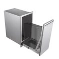 Galaxera Stainless Steel PullOut Trash Drawer Outdoor Kitchen Single